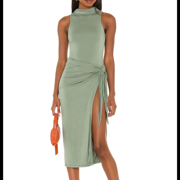 NBD Dresses & Skirts - Eloise NBD Midi Dress in Sage from Revolve